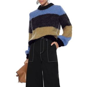 XS Ganni Mohair and Wool-blend Sweater *like new!*